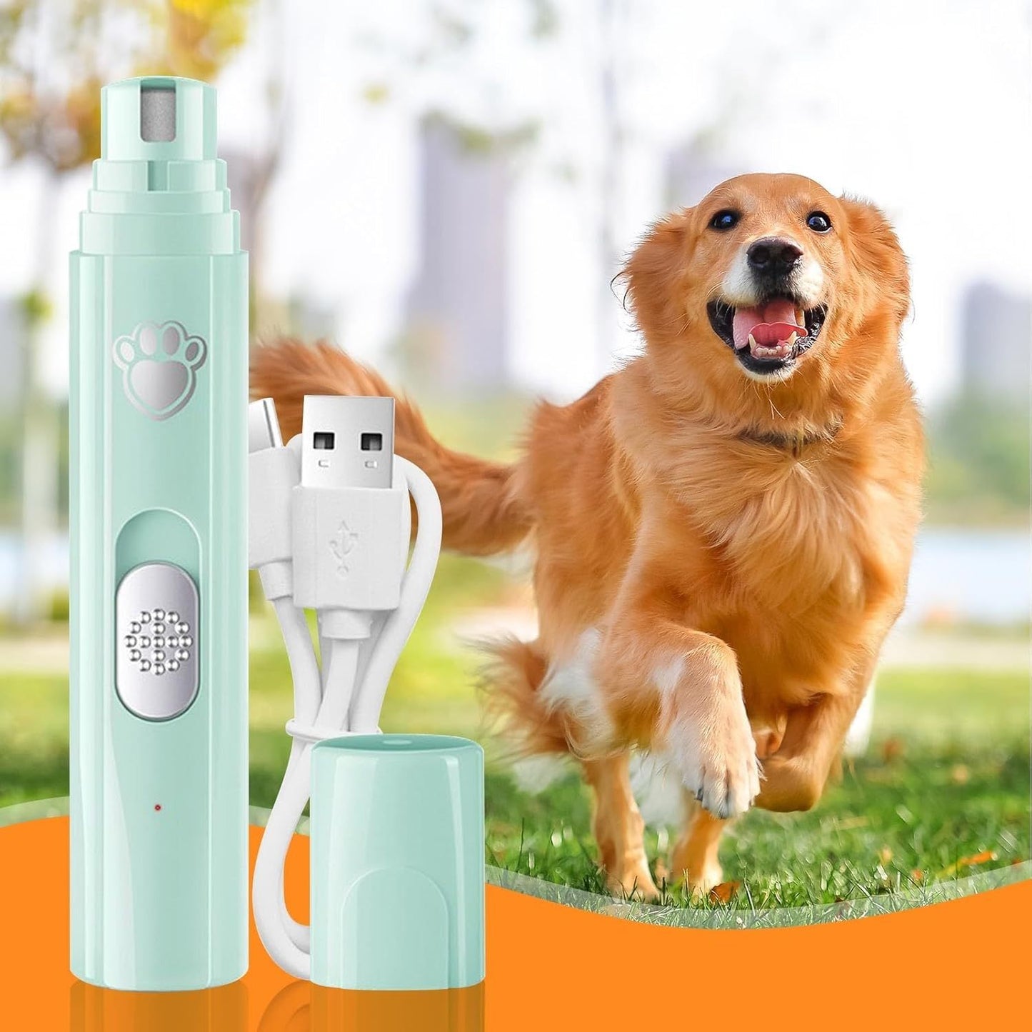 Pet Nail Sharpener Cat Electric Nail Clipper Dog Charging Nail Baby Fingernail Grinder